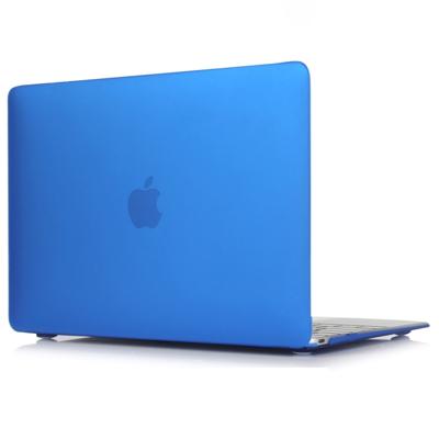 Laptop matte stijl beschermende case voor MacBook Air 13 3 inch A1932 (2018) (donkerblauw)
