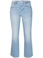 FRAME jean court à taille mi-haute - Bleu
