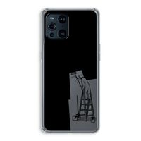 Musketon Painter: Oppo Find X3 Transparant Hoesje