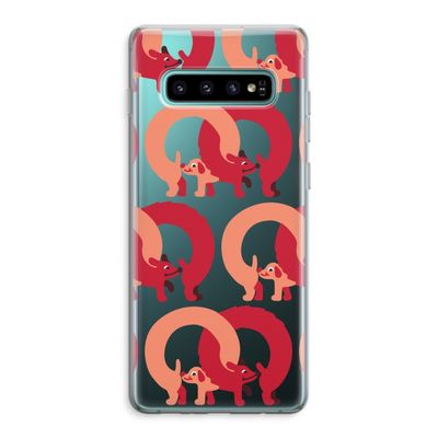 Dogs: Samsung Galaxy S10 Plus Transparant Hoesje