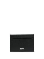 BOSS porte-cartes à plaque logo - Noir