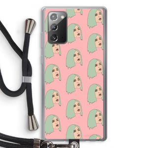 King Kylie: Samsung Galaxy Note 20 / Note 20 5G Transparant Hoesje met koord