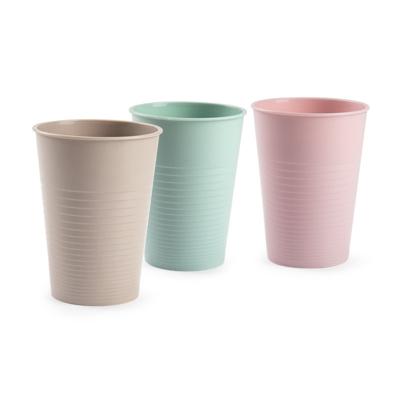 Plasticforte Drinkglazen - 12x stuks - gekleurd - 360 ml - kunststof