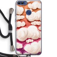 Katoen Wolken: Huawei P Smart (2018) Transparant Hoesje met koord