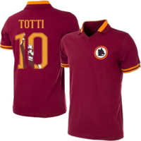AS Roma Retro Voetbalshirt 1978-1979 + Totti 10 (Photo Style)