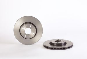 Remschijf COATED DISC LINE BREMBO, Remschijftype: Binnen geventileerd, u.a. für Fiat, Citroën, Alfa Romeo, Peugeot, Lancia