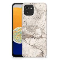 Samsung Galaxy A03 | TPU | Siliconen hoesje | Marmer Beige Samsung Galaxy A03 | TPU | Siliconen hoesje | Marmer Beige