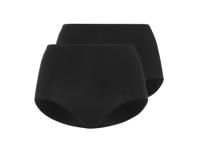 esmara 2 dames slips (Zwart, XL (48/50))