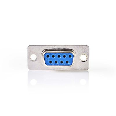 Nedis D-Sub-Chassisdeel | D-SUB 9-Pins Female | Zilver | Doos - CCGB52801ME