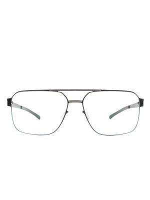 Mykita lunettes de vue à monture pilote - Noir