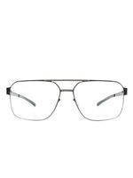Mykita lunettes de vue à monture pilote - Noir