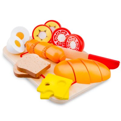 New Classic Toys ontbijtset op snijplank