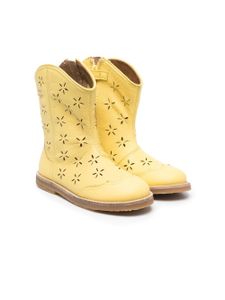 Camper Kids bottines Savina à perforations - Jaune