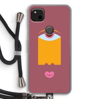 Mono V: Pixel 4a Transparant Hoesje met koord