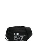 Ea7 Emporio Armani sac banane à logo imprimé - Noir - thumbnail