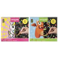 Grafix krasboek monstertje, 10 vellen