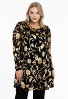Yoek Tuniek wide bottom LIRICO | Zwart | Maat 58/60 Yoek Tuniek wide bottom LIRICO | Zwart | Maat 58/60