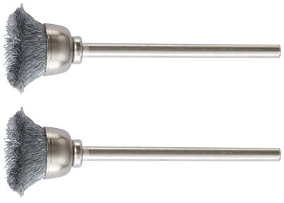 PROXXON Brushes shaft 2.35 d=13mm steel 2pcs