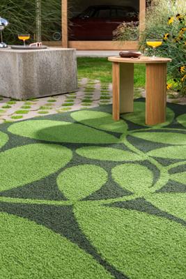 Orla Kiely - Buitenkleed Sycamore Dill 464207 - Vloerkleed