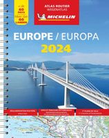 Wegenatlas Europa 2024 | A4- Formaat | Ringband | Michelin