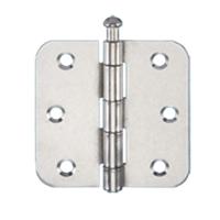 BSW scharnier - 76x76 mm - afgerond - RVS