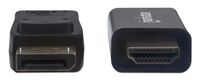 Manhattan 152679 DisplayPort-kabel DisplayPort / HDMI Adapterkabel DisplayPort-stekker, HDMI-A-stekker 1.80 m Zwart - thumbnail