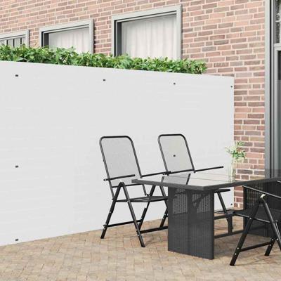 Tuinhek Dubbelzijdig Wit 1,8x5 m PVC