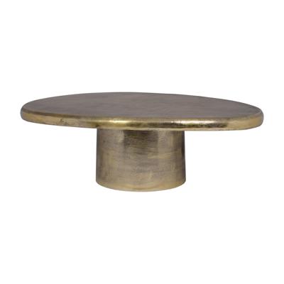 Richmond Organische Salontafel 'Pulitzer' 106 x 82cm, Brushed Gold
