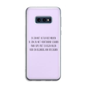 Regenboog: Samsung Galaxy S10e Transparant Hoesje