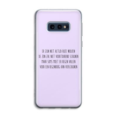 Regenboog: Samsung Galaxy S10e Transparant Hoesje