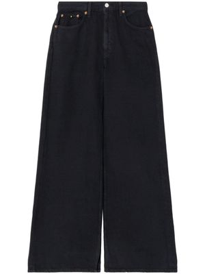 RE/DONE Jean ample Low Rider - Noir