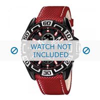 Horlogeband Festina F16584-2 Leder Rood 24mm - thumbnail