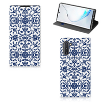 Samsung Galaxy Note 10 Smart Cover Flower Blue - thumbnail