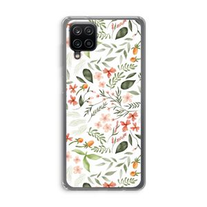 Sweet little flowers: Samsung Galaxy A12 Transparant Hoesje