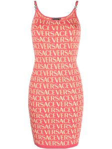 Versace robe courte Versace Allover en maille - Rose