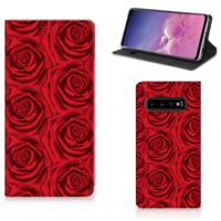 Samsung Galaxy S10 Smart Cover Red Roses