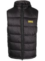 Barbour gilet zippé à patch logo - Noir