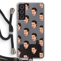 Ugly Cry Call: Samsung Galaxy S21 FE Transparant Hoesje met koord