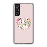 GRL PWR Flower: Samsung Galaxy S21 FE Transparant Hoesje