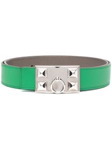 Hermès Pre-Owned ceinture à détail de clous (2010) - Vert