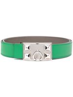 Hermès Pre-Owned ceinture à détail de clous (2010) - Vert