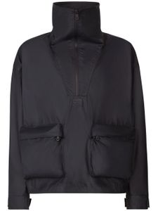 Dolce & Gabbana half-zip funnel-neck jacket - Bleu