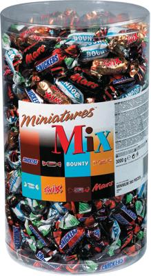 Celebrations Mixed Miniatures, tube van 3 kg (296 stuks)