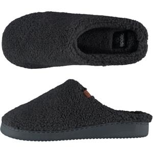 Instapper slippers/pantoffels Teddy wol - antraciet - maat 41-42 - Volwassenen