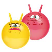 Skippyballen Funny Faces - set van 2 - 45 cm - buitenspeelgoed voor kleine kinderen - thumbnail