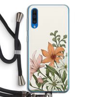Floral bouquet: Samsung Galaxy A50 Transparant Hoesje met koord