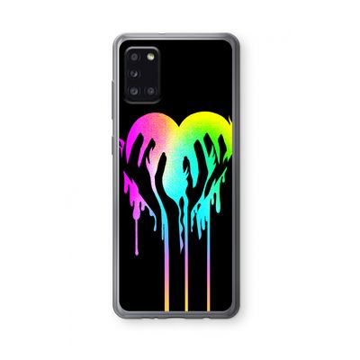 Hold My Heart: Samsung Galaxy A31 Transparant Hoesje