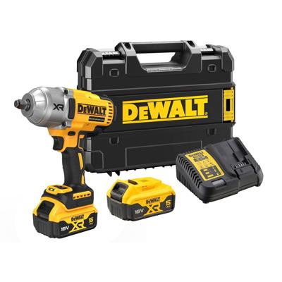 DeWALT DCF900P2T Accu slagmoersleutel 1400Nm 1/2" frictiering 18V XR 5.0Ah in TSTAK