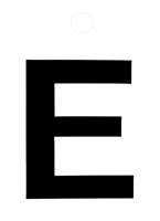 Metafranc Plakletter 35Mm Zwart E - WU0511080 Metafranc Plakletter 35Mm Zwart E - WU0511080