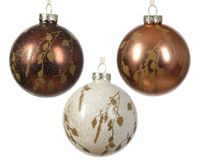 Kerstbal glas d8 cm a3 CLXXIII kerst - Decoris